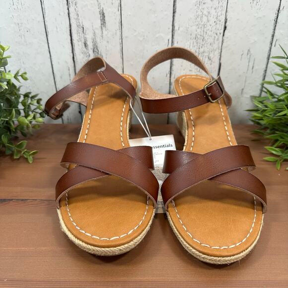 Amazon Essentials Women's Espadrille Wedge Sandalas Size 13 - Picture 4 of 8